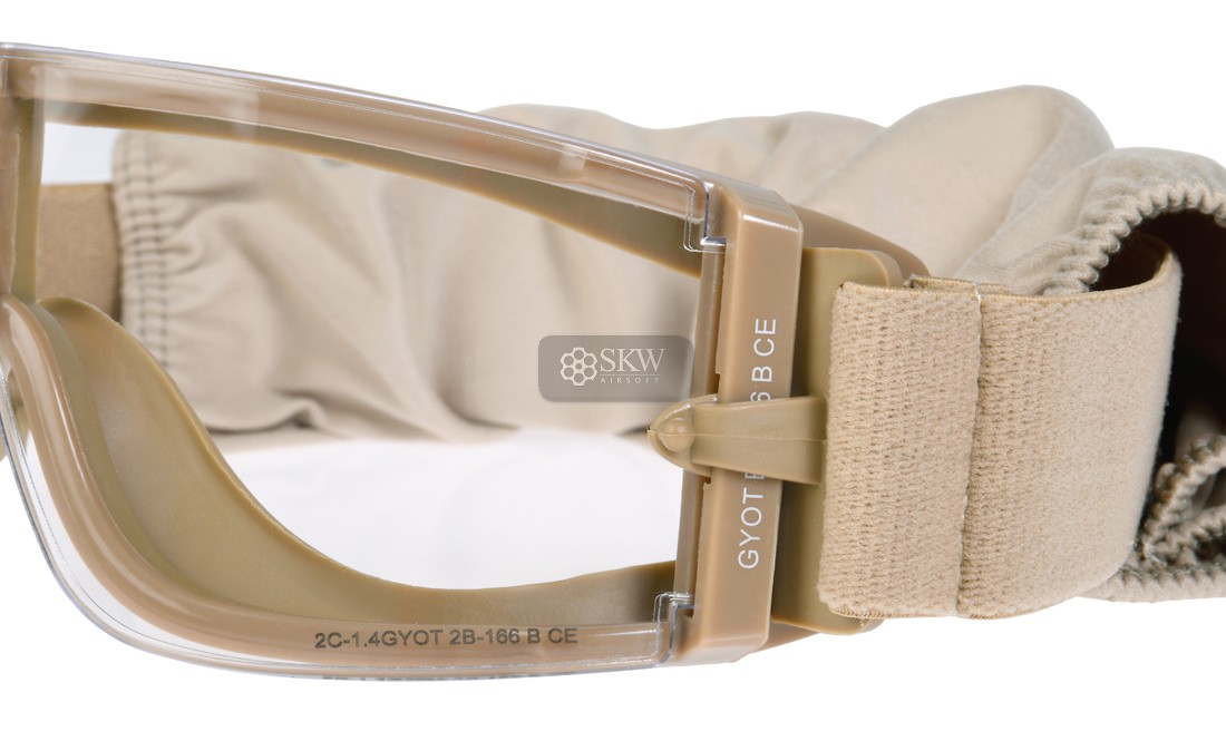 DELTA TACTICS TAN X8 PROTECTION GOGGLE