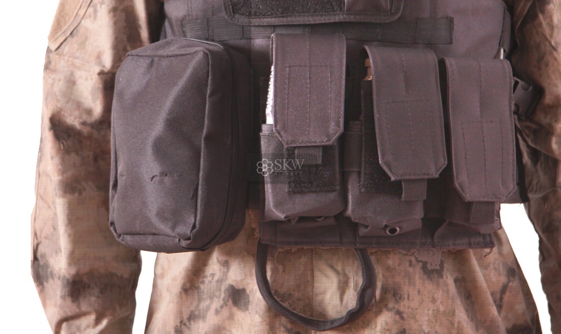 CHALECO PLATE CARRIER NEGRO DELTA TACTICS V07