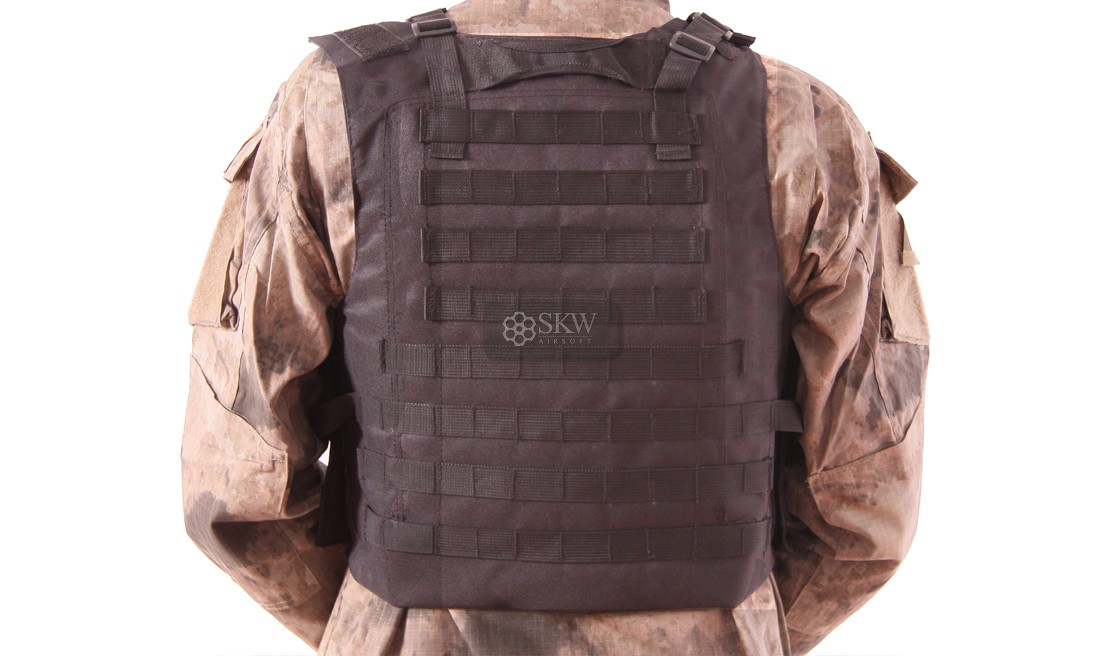 CHALECO PLATE CARRIER NEGRO DELTA TACTICS V07