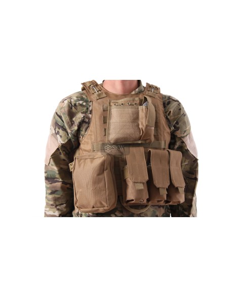 CHALECO PLATE CARRIER TAN DELTA TACTICS V07
