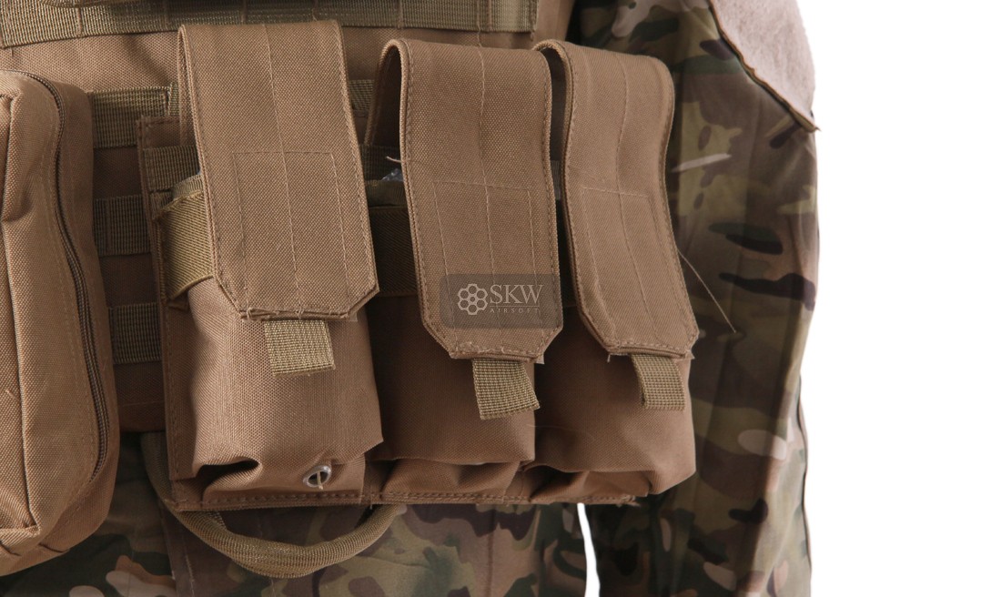 CHALECO PLATE CARRIER TAN DELTA TACTICS V07