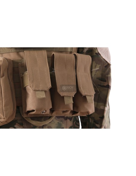 CHALECO PLATE CARRIER TAN DELTA TACTICS V07