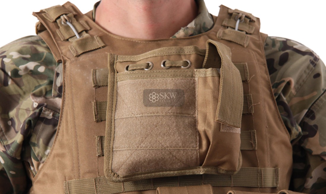 CHALECO PLATE CARRIER TAN DELTA TACTICS V07