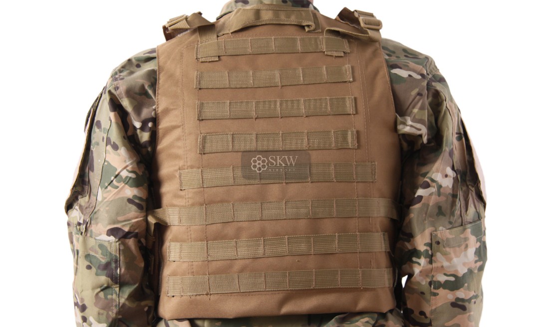 CHALECO PLATE CARRIER TAN DELTA TACTICS V07