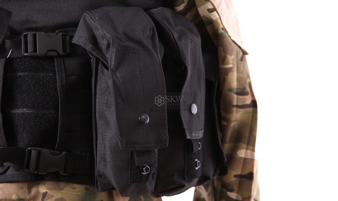 BLACK MOI VEST DELTA TACTICS V13