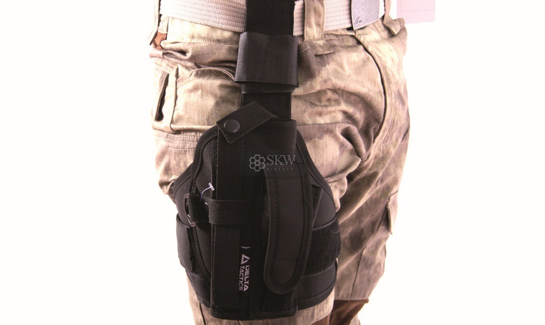 PISTOLERA PERNERA UNIVERSAL COMPAC NEGRA DELTA...