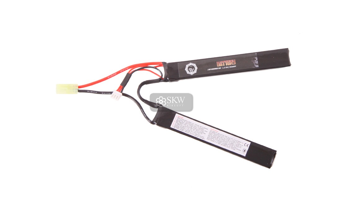 BATTERIE LIPO 7.4V 1300MAH 15C DUEL CODE
