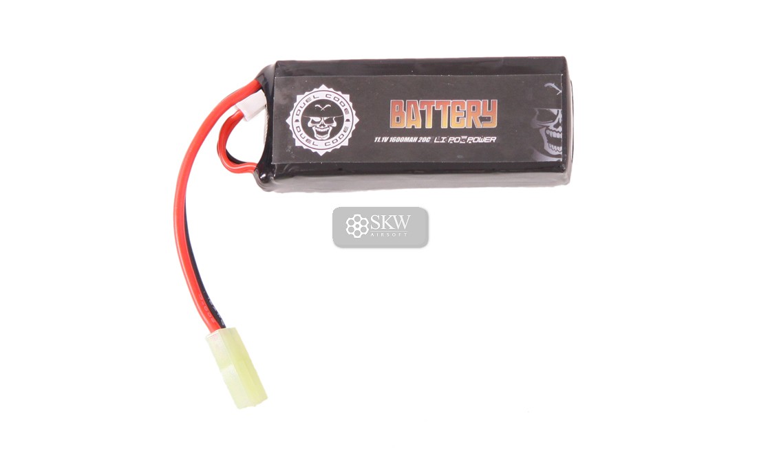 BATERIA LIPO 11.1V 1600MAH 20C DUEL CODE