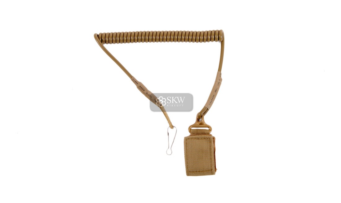 CABLE ÉLASTIQUE ANTI-PERTE PISTOLET COULEUR TAN...