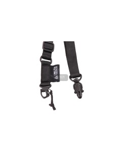 SANGLE TACTIQUE RÉGLABLE 2 POINTS COULEUR NOIR DELTA TACTICS 2