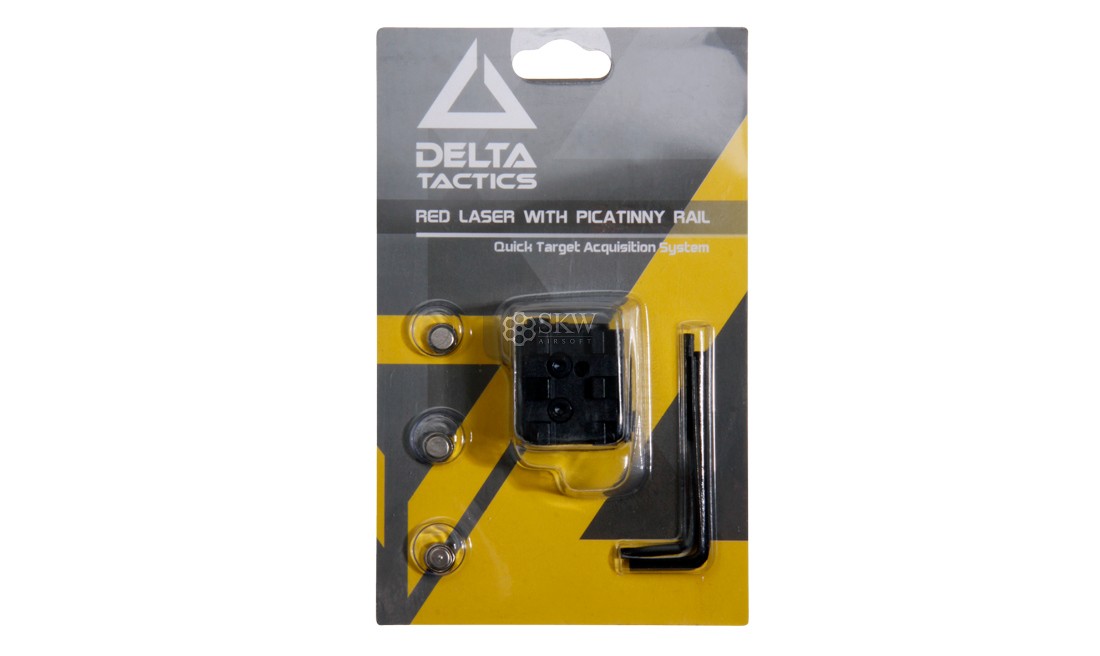 LASER ROJO CON RAIL PICATINNY DELTA TACTICS