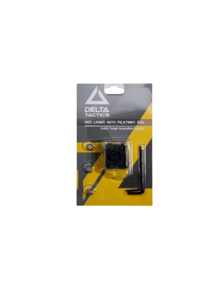 LASER ROJO CON RAIL PICATINNY DELTA TACTICS