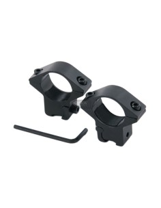 LOW RINGS 10-12MM FOR 1" SCOPE