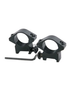 ANILLAS BAJAS TUBO 1" PARA RAIL 20-22MM WEAVER