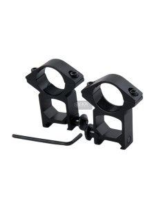 ANNEAUX HAUT 1" POUR RAIL 20-22MM WEAVER