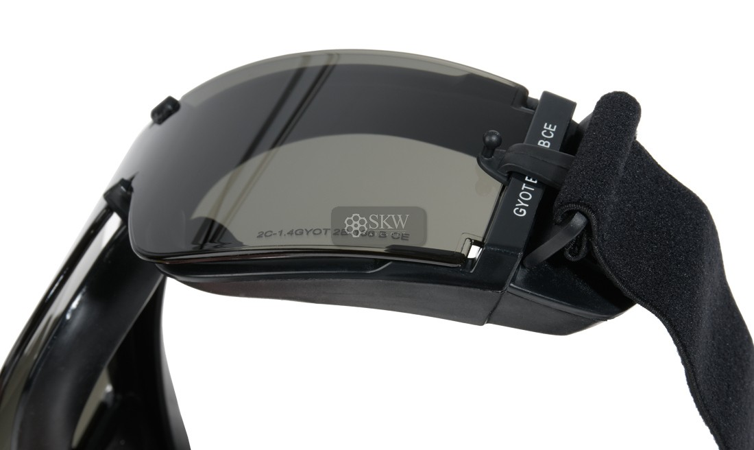 GAFAS PANTALLAS NEGRAS 3 LENTES 800 DELTA TACTICS