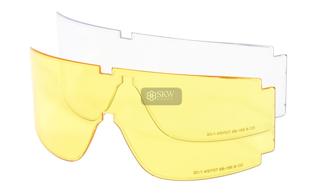 GAFAS PANTALLAS NEGRAS 3 LENTES 800 DELTA TACTICS