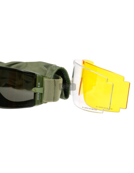 DELTA TACTICS OD SCREEN GOGGLE 3 LENS 800