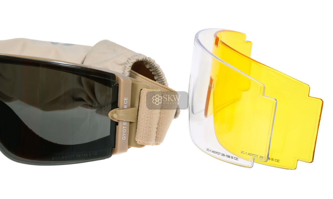 GAFAS PANTALLA TAN 3 LENTES 800 DELTA TACTICS