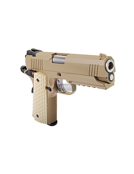 WE-E011-T DESERT WARRIOR 4.3 TAN GBB AIRSOFT PISTOL