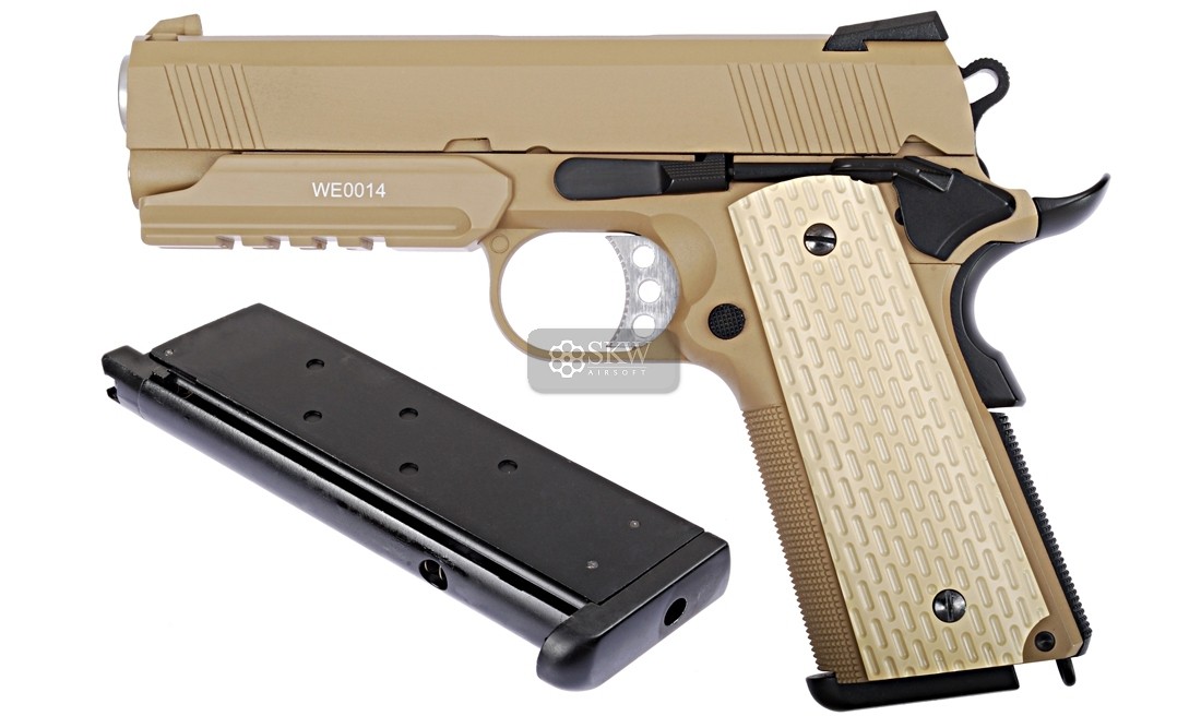 WE-E011-T DESERT WARRIOR 4.3 TAN GBB AIRSOFT...