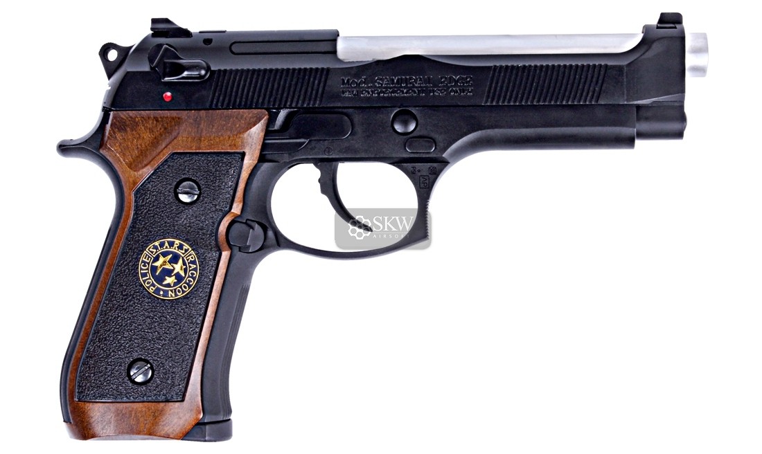 BIOHAZARD M92 BLACK PISTOLA GBB WE-2058GB