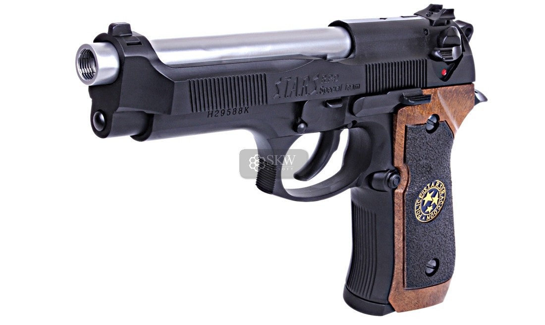 BIOHAZARD M92 BLACK PISTOLA GBB WE-2058GB