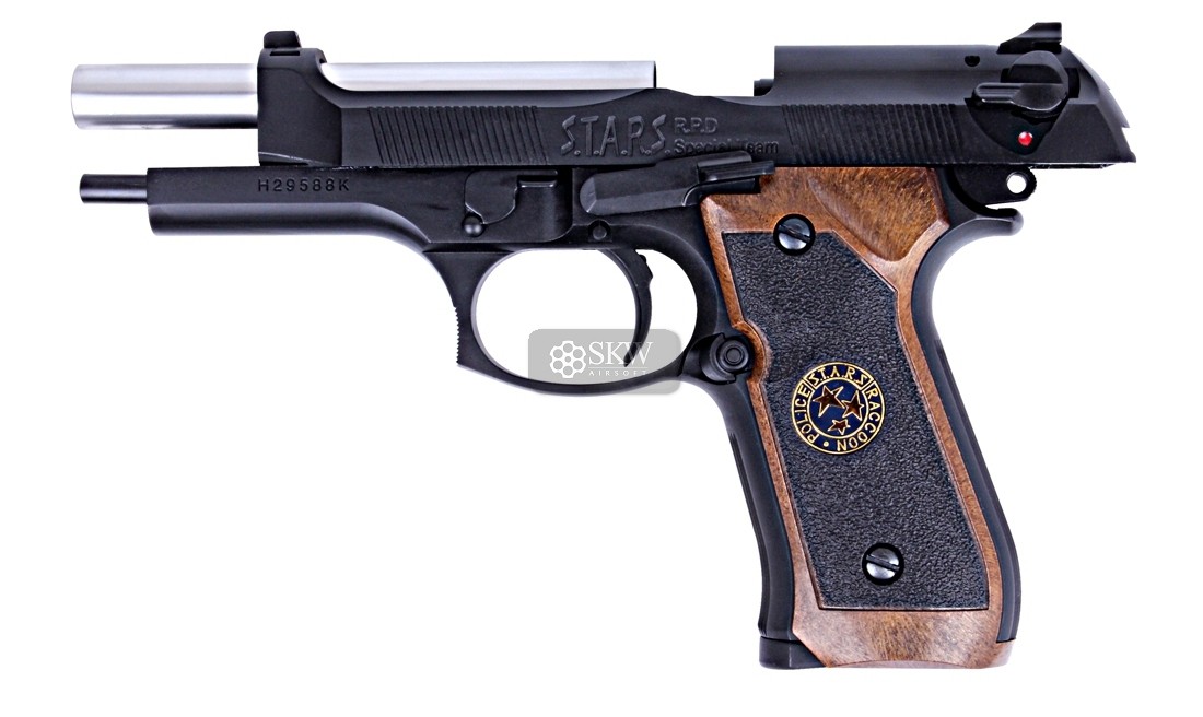 BIOHAZARD M92 BLACK PISTOLA GBB WE-2058GB