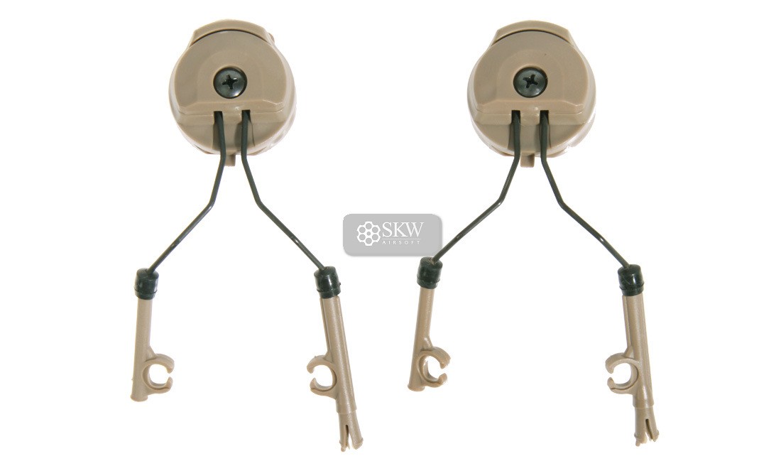 2 TAN HEADSET OPS CORE SISTEM