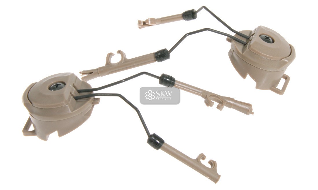 2 TAN HEADSET OPS CORE SISTEM