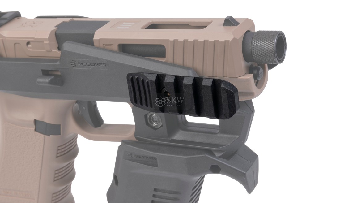 RECOVER TACTICAL 20/20N SET DE ACCESORIOS NEGRO