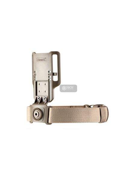 PLATEFORME JAMBE CEINTURE TAN AMOMAX