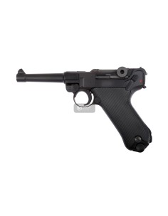 P08 4" BLACK PISTOLA GBB WE-P001