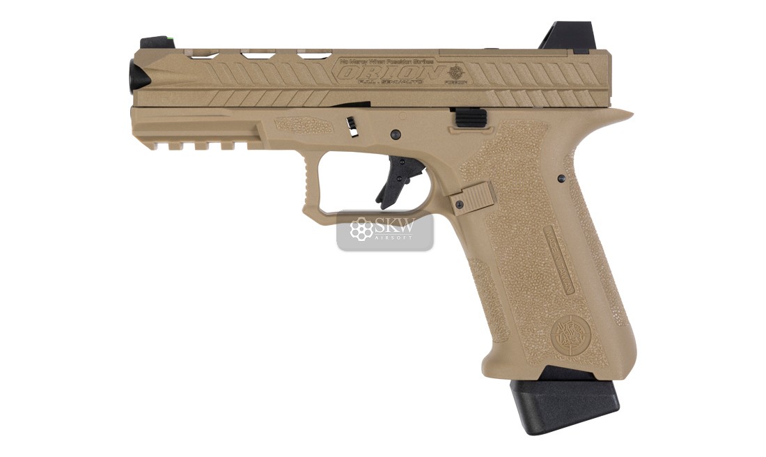 PISTOLET GBB ORION 2 ACTION TAN POSEIDON