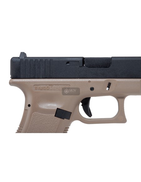 SAIGO DEFENSE MK1 GAS BLOW BACK METAL SLIDE TAN