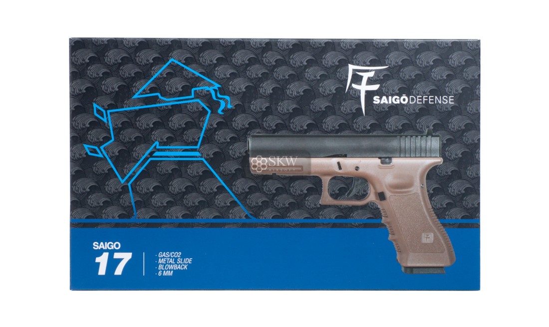 SAIGO DEFENSE MK1 GAS BLOW BACK METAL SLIDE TAN