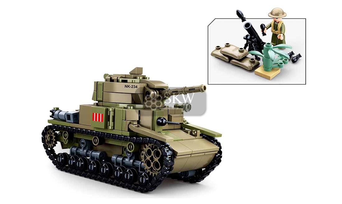 WWII TANQUE  EJERCITO ITALIANO M14/41