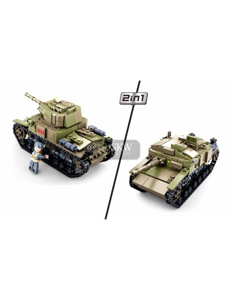 WWII TANQUE  EJERCITO ITALIANO M14/41