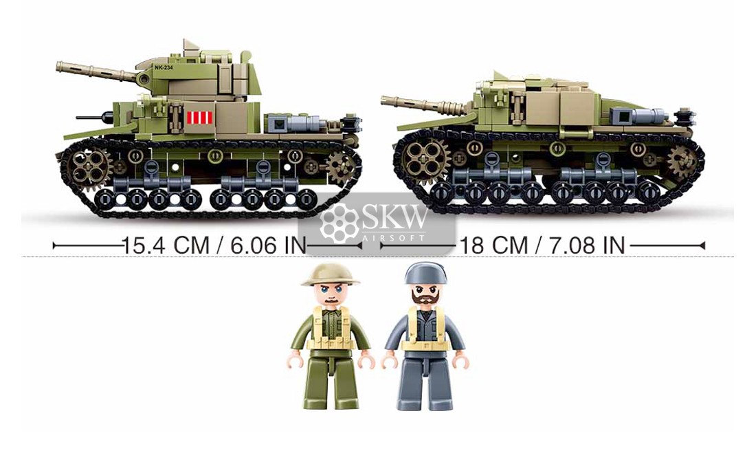WWII TANQUE  EJERCITO ITALIANO M14/41