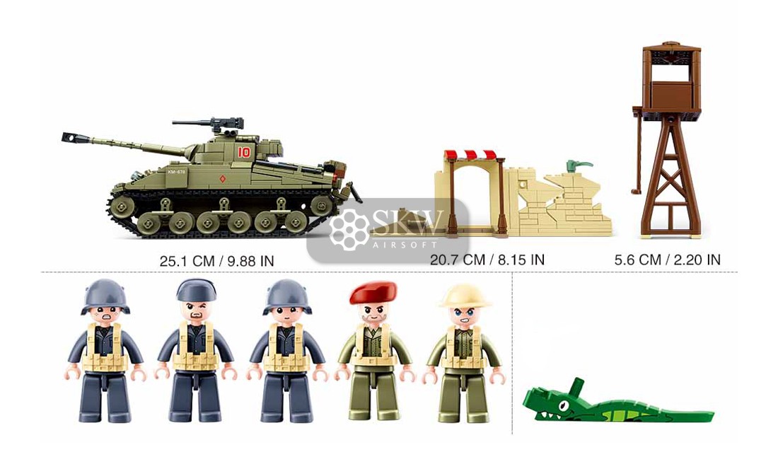 WWII TANQUE SHERMAN FIREFLY EL ALAMEIN