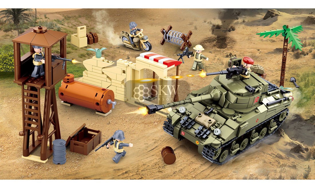 WWII TANQUE SHERMAN FIREFLY EL ALAMEIN