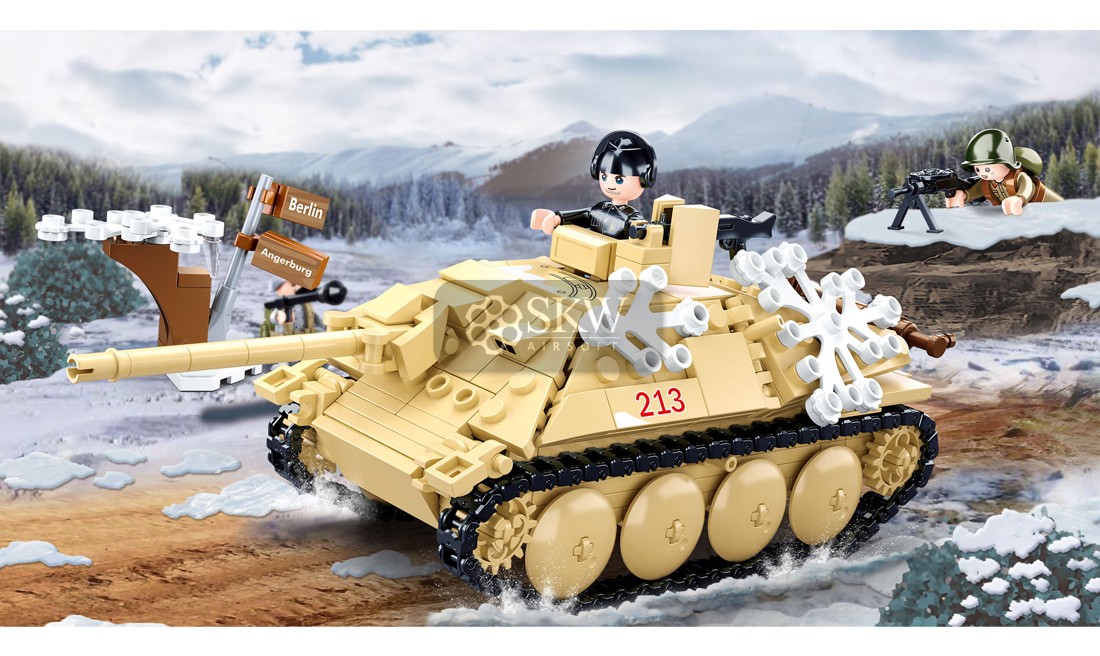 WWII DESTRUCTOR TANQUE BATALLA BUDAPEST