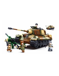 WWII CHAR D'ASSAUT KING TIGER 2EN1 BAT BUDAPEST