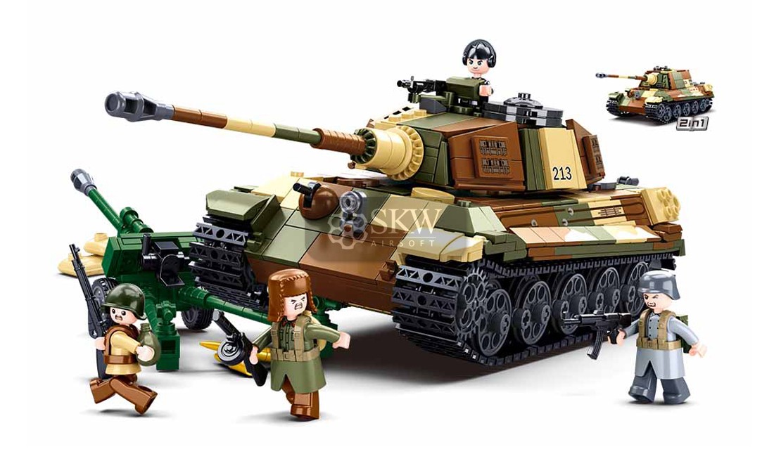 WWII TANQUE KING TIGER 2EN1 BAT BUDAPEST