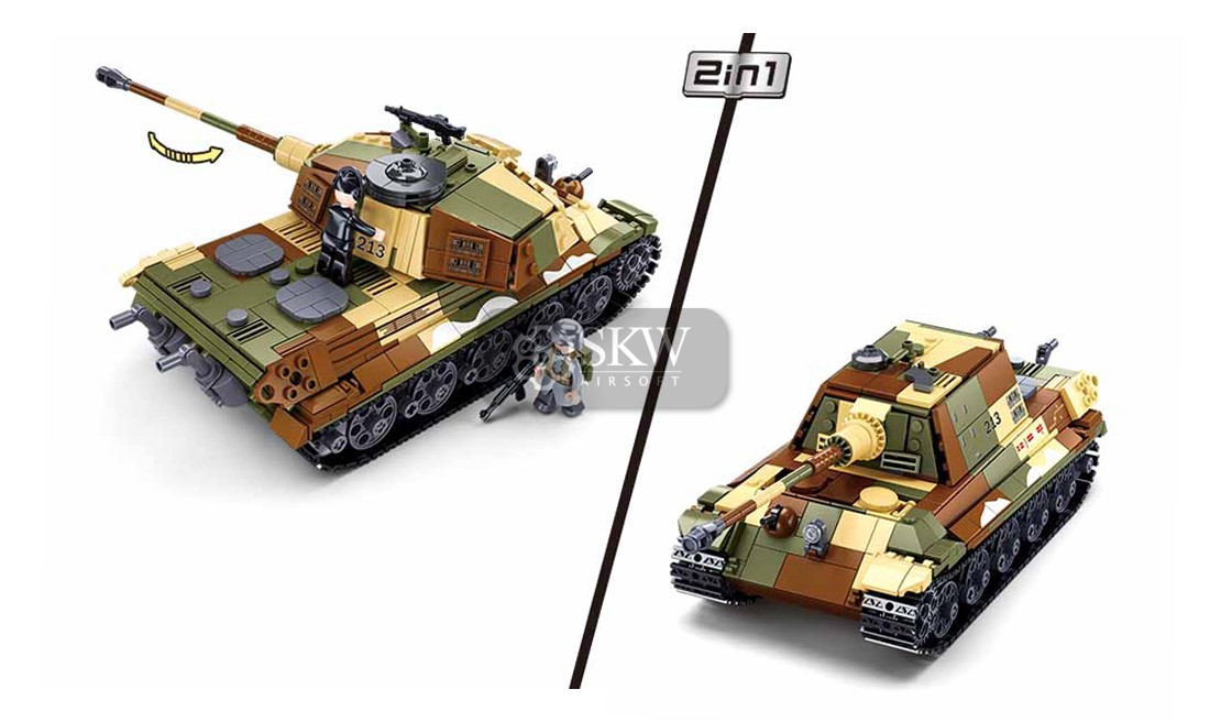 WWII TANQUE KING TIGER 2EN1 BAT BUDAPEST