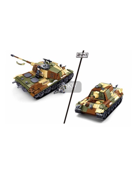 WWII TANQUE KING TIGER 2EN1 BAT BUDAPEST