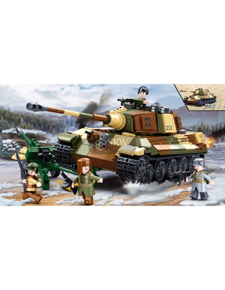 WWII TANQUE KING TIGER 2EN1 BAT BUDAPEST