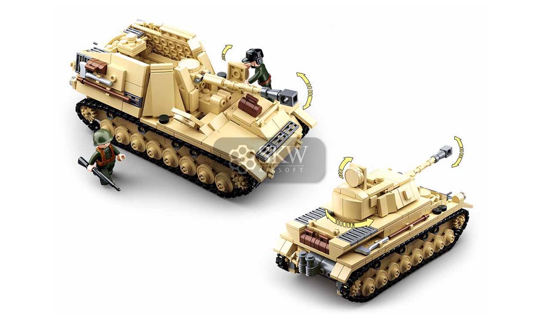 WWII CHAR D'ASSAUT PANZER IV