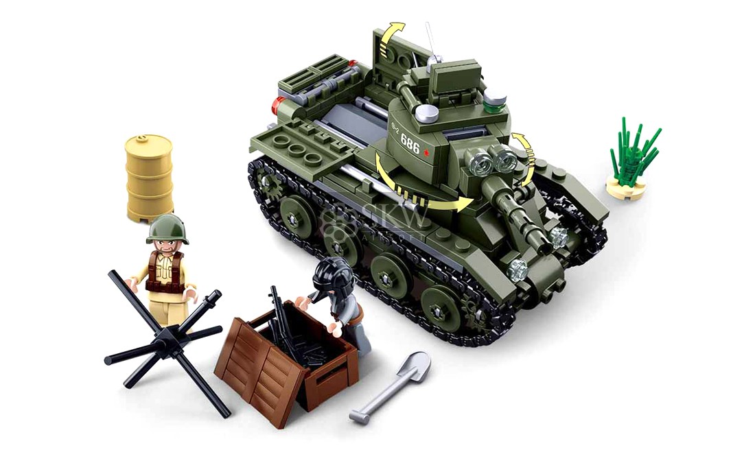 WWII CHAR D'ASSAUT BT-7