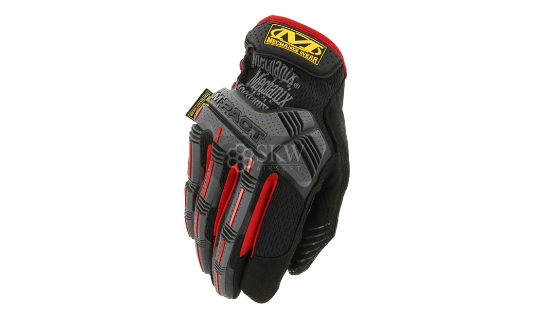 GUANTES MECHANIX M-PACT NEGRO/ROJO